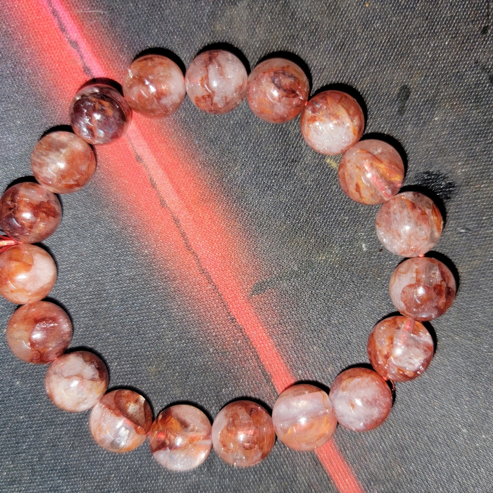 Red Fire Quartz Bracelet 10mm
